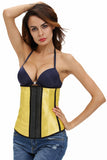 Yellow Sleek Latex Waist Cincher