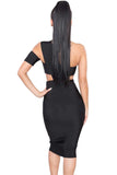 Sexy Choker Neck Cut out Bandage Party Dress