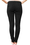 Black Distressed Jeans for Women