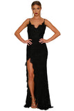 Black Yum Lacy Lace Bridal Wedding Party Gown