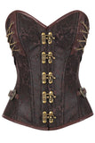 14 Steel Bone Steampunk Custom Made Corset with Thong