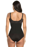 Black Spiral Boned Sport Workout Body Shaper Waist Cincher