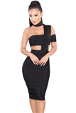 Sexy Choker Neck Cut out Bandage Party Dress