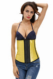 Yellow Sleek Latex Waist Cincher