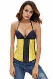 Yellow Sleek Latex Waist Cincher