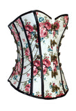 Floral Thumbnail Stud Military Inspired Corset