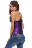 Purple Sleek Latex Waist Cincher