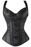 15 Plastic Bone Gothic Jacquard Corset