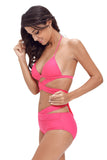 Rosy Sexy Cut Out 2pcs Swimwear