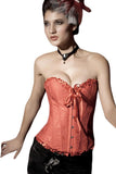 Red Overbust Pattern Corset