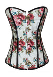 Floral Thumbnail Stud Military Inspired Corset