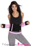 Pink Sweat Band Waist Training Belt