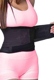 Black Sweat Band Waist Training Belt