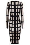 Bandage Caged Panty Lined Dress