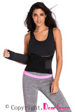 Black Power Belt Fitness Waist Trainer