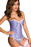 Blue Overbust Pattern Corset