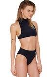 Deep Water High-Waisted Bikini