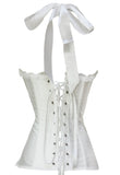 Bridal White Sweetheart Halter Corset