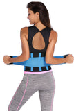 Blue Sweat Band Waist Training Belt