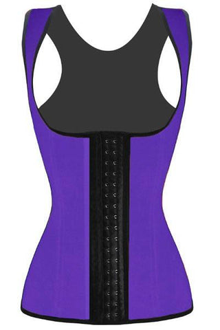 Purple Waist Cincher Underbust Corset