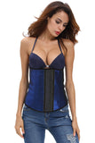 Blue Sleek Latex Waist Cincher