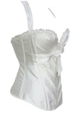 Bridal White Sweetheart Halter Corset
