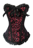 Satin Brocade Waist Training Corset