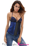 Blue Sleek Latex Waist Cincher