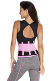 Pink Sweat Band Waist Training Belt