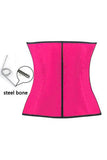 Rose Steel Bone Latex Under Bust Corset