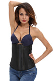 Black Sleek Latex Waist Cincher