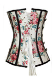 Floral Thumbnail Stud Military Inspired Corset