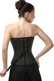 Zip up Patterned Jacquard over Bust Corset