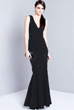 New Fashion Fishtail Evening Dress with Mesh Insert