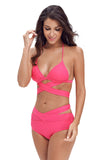 Rosy Sexy Cut Out 2pcs Swimwear