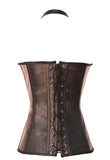 Coffee Buckle-up Steampunk Corset